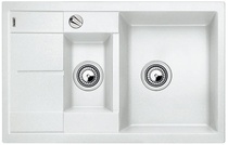 Мойка Blanco Metra 6S Compact Гранит, белый 