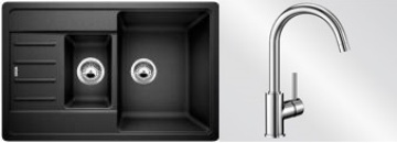 Комплект Blanco Legra 6S Compact, антрацит + Mida, хром в Нижнем Новгороде