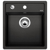 Мойка Blanco Dalago 45, Гранит, антрацит с клапаном-автоматом 