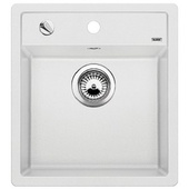 Мойка Blanco Dalago 45, Гранит, белый с клапаном-автоматом 