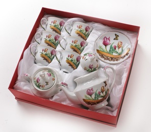 Чайный сервиз "Весна" 14пр. XD-M505sbn (4/1) подарочная упаковка в Нижнем Новгороде