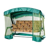 Качели садовые "Париж" зеленые 