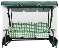 Качели садовые "Рандеву Премиум" зеленый 