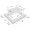 Газовая поверхность Fornelli PGT 30 Calore BL в Нижнем Новгороде вид 3