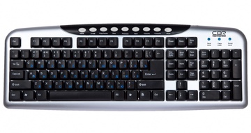 Клавиатура CBR KB 300M Silver USB в Нижнем Новгороде