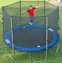 Батут DFC Trampoline Fitness 14FT-TR-E с сеткой в Нижнем Новгороде