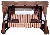 Качели садовые "Эдем Премиум 76" шоколад 