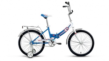 Велосипед Altair City Boy 20 compact белый/синий в Нижнем Новгороде