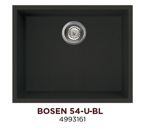 Мойка Omoikiri Bosen 54-U-BL Гранит, черный в Нижнем Новгороде