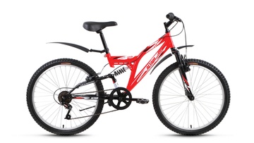 Велосипед Altair MTB FS 24 красный в Нижнем Новгороде