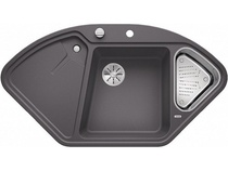 Мойка Blanco Delta II, Гранит, темная скала с клапаном-автоматом 