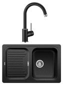 Комплект Blanco Classic 45S, антрацит + Mida, антрацит 