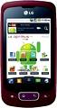 LG P500 Optimus One Metallic Wine 
