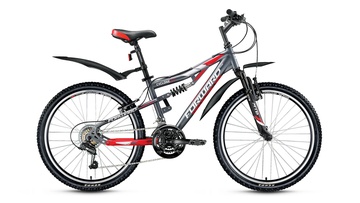 Велосипед Forward Cyclone 2.0 серый/красный матовый в Нижнем Новгороде