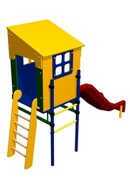 Уличный ДСК Домик с горкой ВО 92.48-03 в Нижнем Новгороде