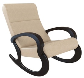 Кресло-качалка "Гарда" эко-кожа, крем в Нижнем Новгороде
