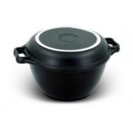 Казан 3л с крышкой-сковородой к34а (3) в Нижнем Новгороде