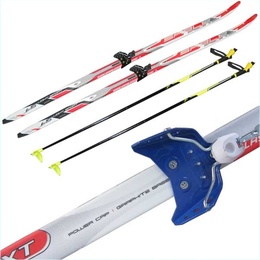 Лыжи STC степ 170 см. (в комплекте палки и крепления) в Нижнем Новгороде