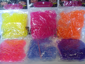 Пакет резинок блестящие фигурные (600 шт) в Нижнем Новгороде