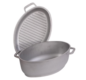 Гусятница 6л с утолщенным дном с кр/сковорода Г601 Биол в Нижнем Новгороде