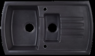 Мойка Kuppersberg ALBA 1.5B1D Black metal в Нижнем Новгороде