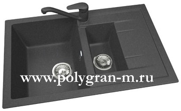 Мойка Polygran F-21 Черный в Нижнем Новгороде