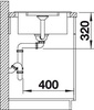 Мойка Blanco Lexa 40S Silgranit PuraDur Гранит, антрацит в Нижнем Новгороде вид 4
