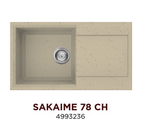 Мойка Omoikiri Sakaime 78-CH Гранит, шампань в Нижнем Новгороде