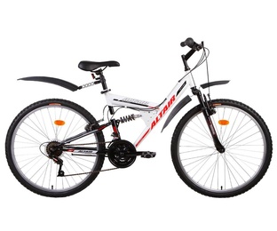 Велосипед Altair MTB FS 26 белый/черный в Нижнем Новгороде