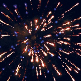 Батарея салютов "Волшебный компас" (0,8" х 9) в Нижнем Новгороде