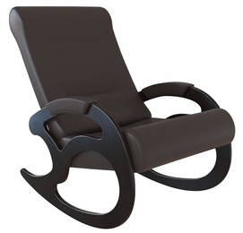 Кресло-качалка "Вилла" эко-кожа, венге в Нижнем Новгороде