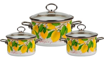 Набор кастрюль №03 LIMON 1DB035S белосн. в Нижнем Новгороде