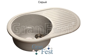 Мойка GranFest Rondo GF-R730L Серый в Нижнем Новгороде