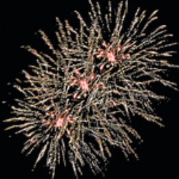 Батарея салютов "Ветер перемен" (1,2" х 37) в Нижнем Новгороде