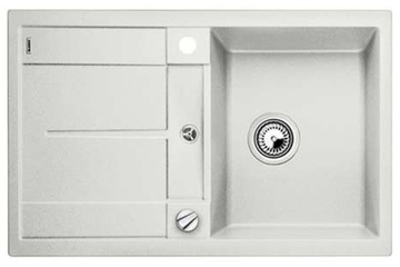 Мойка Blanco Metra 45S, Гранит, белый с клапаном-автоматом в Нижнем Новгороде