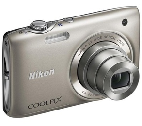 Фотоаппарат Nikon Coolpix S3100 Silver в Нижнем Новгороде