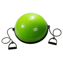 Полусфера "BOSU" GB-501 с эспандерами, с насосом, зеленый в Нижнем Новгороде