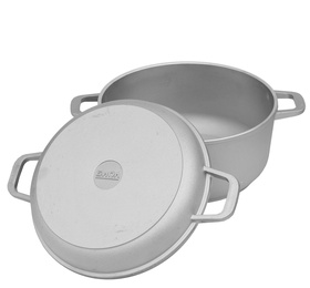 Кастрюля 7л с утолщенным дном с кр/сковорода К702 Биол (4) в Нижнем Новгороде