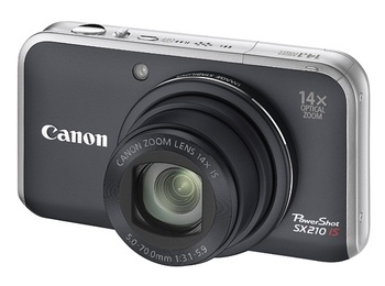 Фотоаппарат Canon PowerShot SX210 IS Black в Нижнем Новгороде