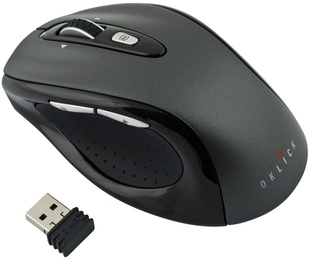 Мышь Oklick 404MW darkgrey/black cordless в Нижнем Новгороде