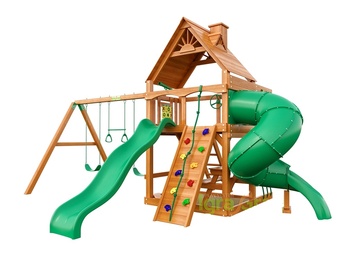 Уличный ДСК "Шато с трубой 2" (Дерево) в Нижнем Новгороде