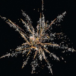 Суперсалют "Летучий корабль" (1,6" х 19) в Нижнем Новгороде