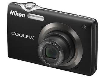 Фотоаппарат Nikon Coolpix S3000 Black в Нижнем Новгороде