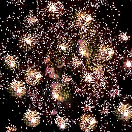 Батарея салютов "Стрелы амура" (0,8" х 16) в Нижнем Новгороде