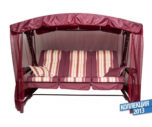 Качели садовые "Палермо-Премиум" бордо в Нижнем Новгороде