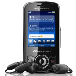 Sony Ericsson W100i Spiro Contrast Black в Нижнем Новгороде