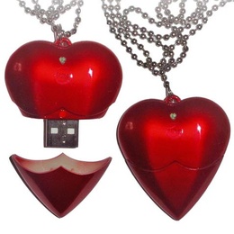 USB Флешка кулон "Сердце" 4 Gb в Нижнем Новгороде