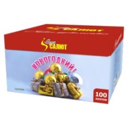 Батарея салютов "Новогодний" (1" х 100) в Нижнем Новгороде