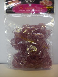 Пакет резинок прозрачно-фиолетовые (600 шт) в Нижнем Новгороде