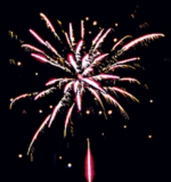 Батарея салютов "Дед Мороз" (1,2" х 25) в Нижнем Новгороде